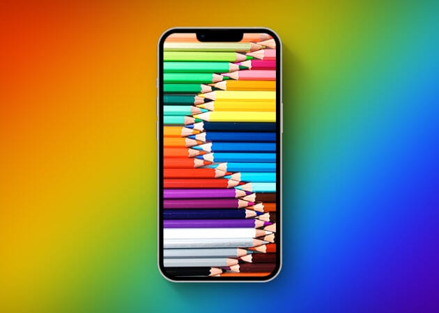 Colorful iPhone wallpaper