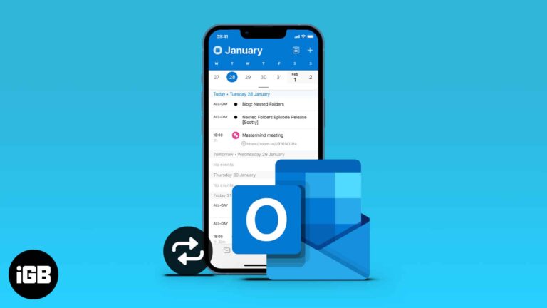 How to sync outlook calendar with iphone