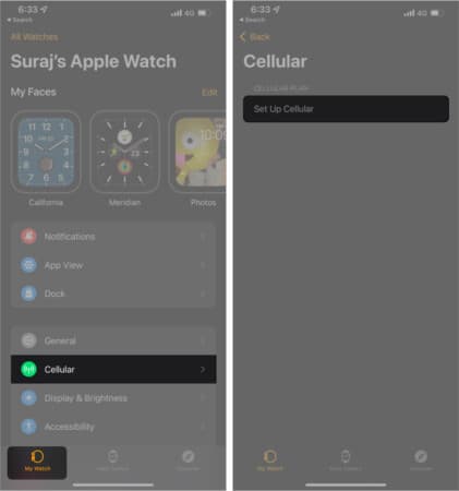 How to activate cellular on Apple Watch
