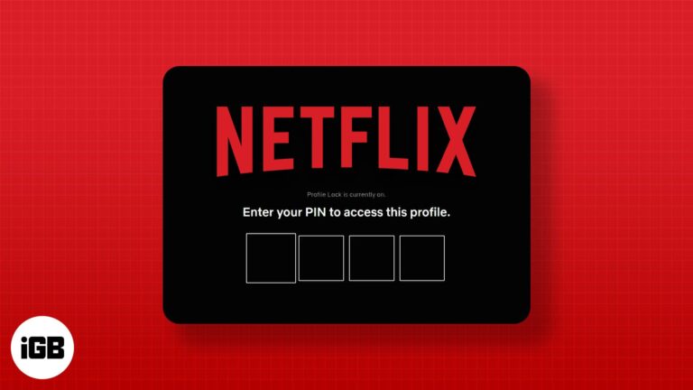 How to add a pin to your Netflix profile on iPhone, iPad, and Mac in 2024