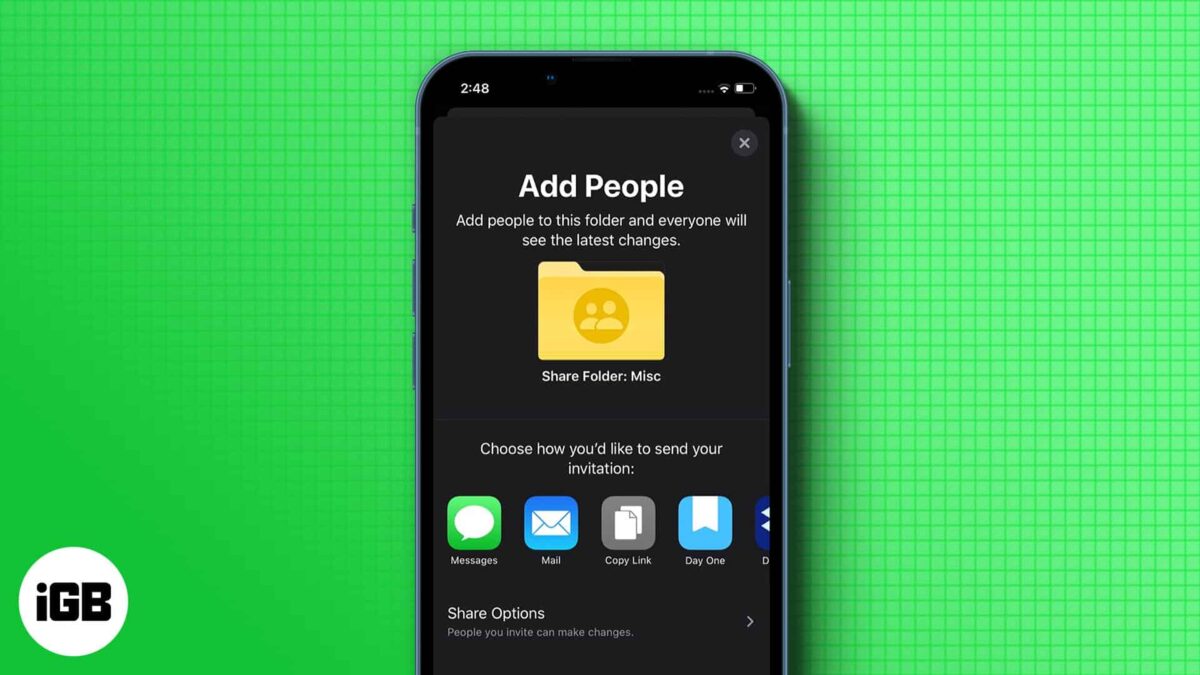 How to share notes app folders on iphone ipad and mac