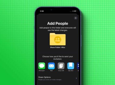 How to share Notes app folders on iPhone, iPad, and Mac