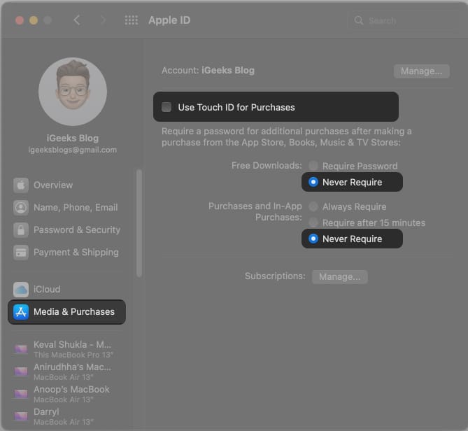 How to stop Verification Required for free Mac apps downloads