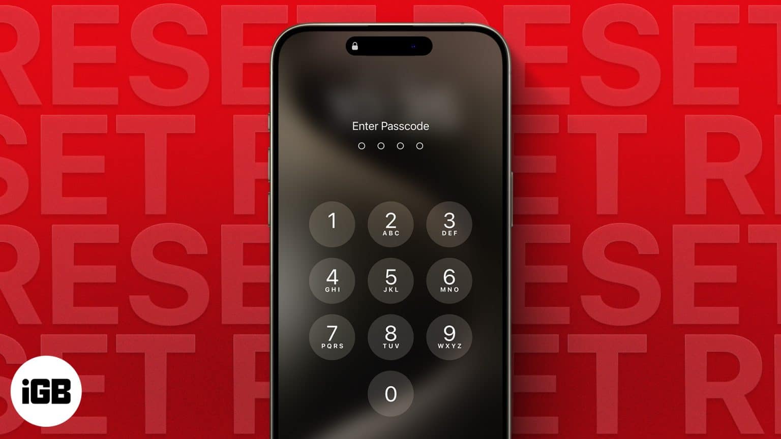 forgot passcode on iphone no apple id