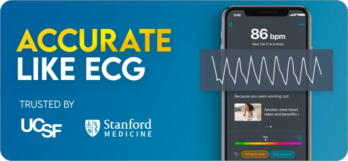 Instant Heart Rate health app for iPhone