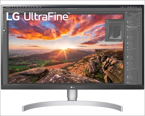 LG 27UN850-W Ultrafine UHD Monitor