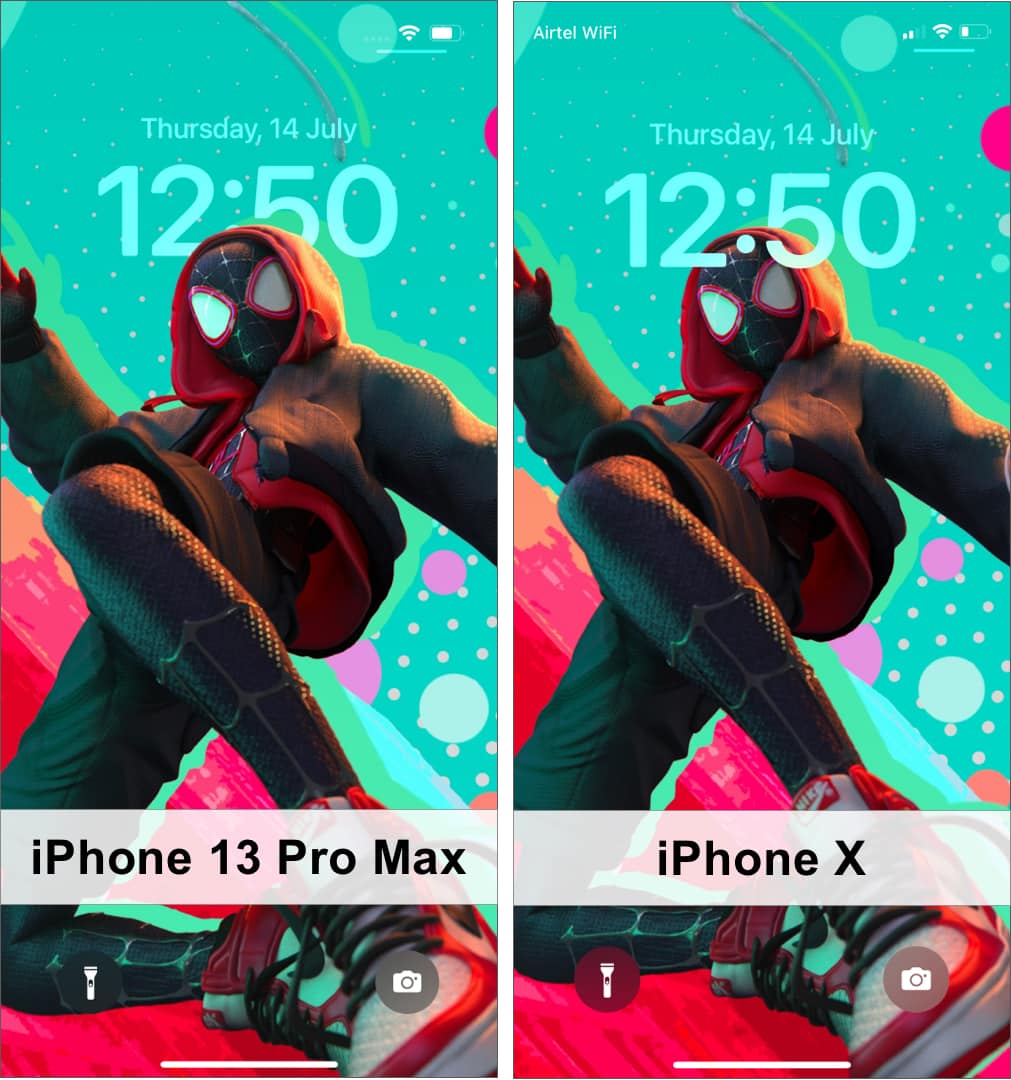 Multilayered wallpaper effect is not available on iPhone X