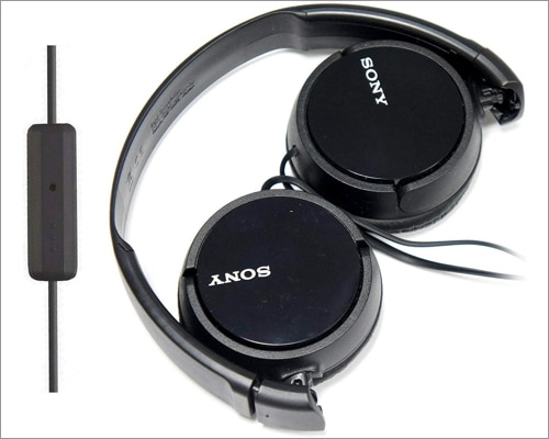 Sony Over Ear headphone for iPhone