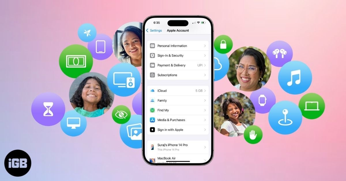 Apple family sharing