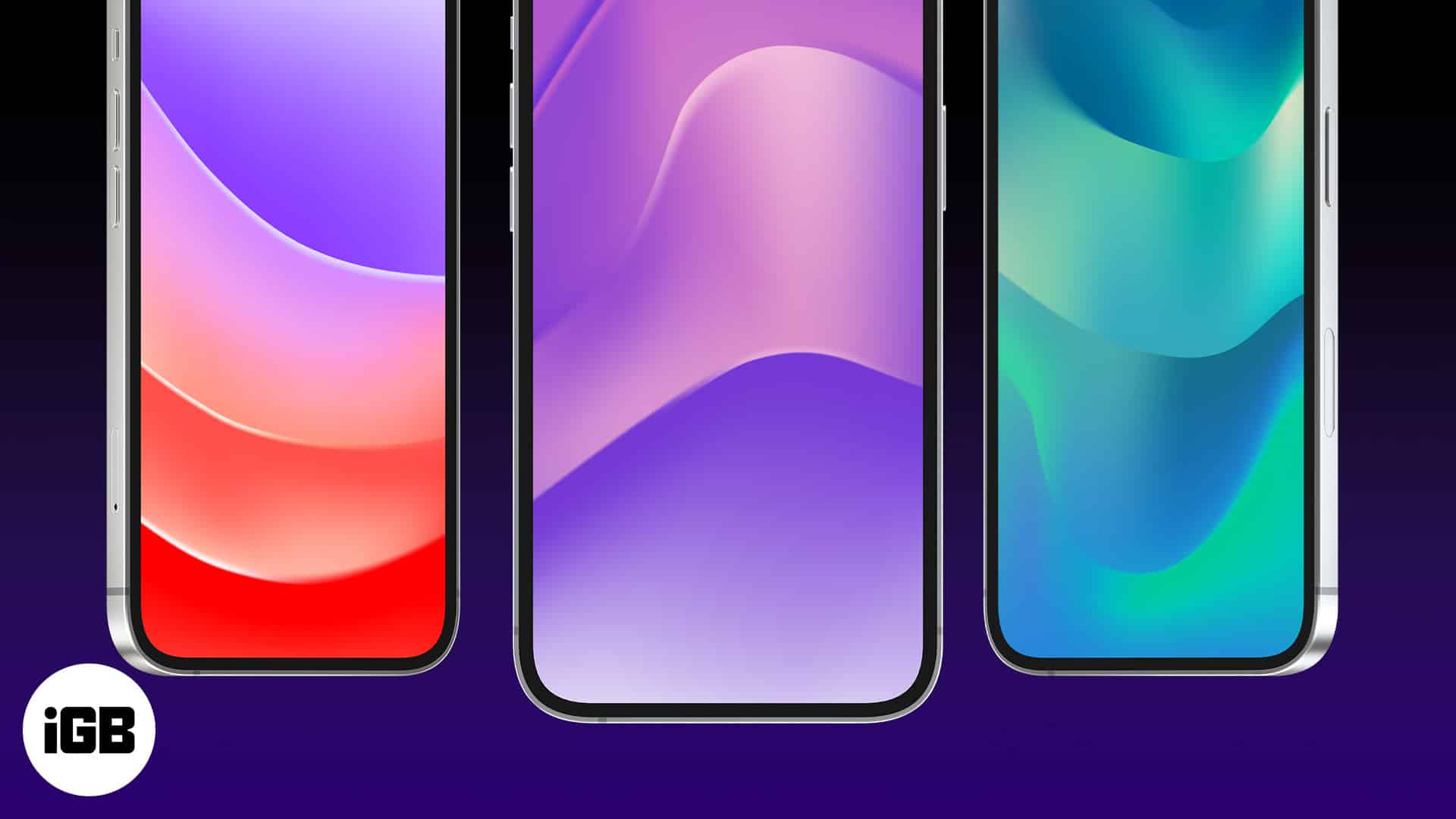 iOS 14 wallpaper gradient inspirations for iPhone and iPad