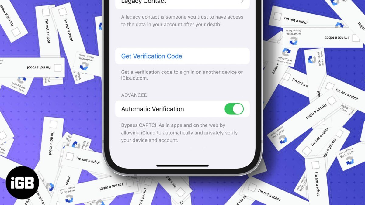 Bypass captcha in iphone in ios 16