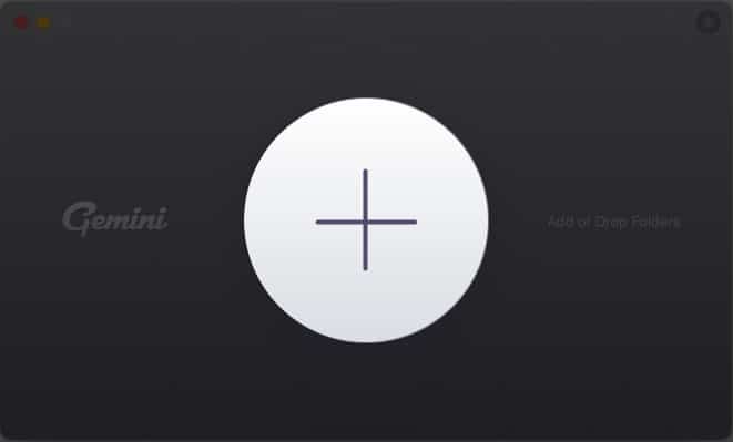 Click the Plus icon (+) in Gemini 2 on Mac