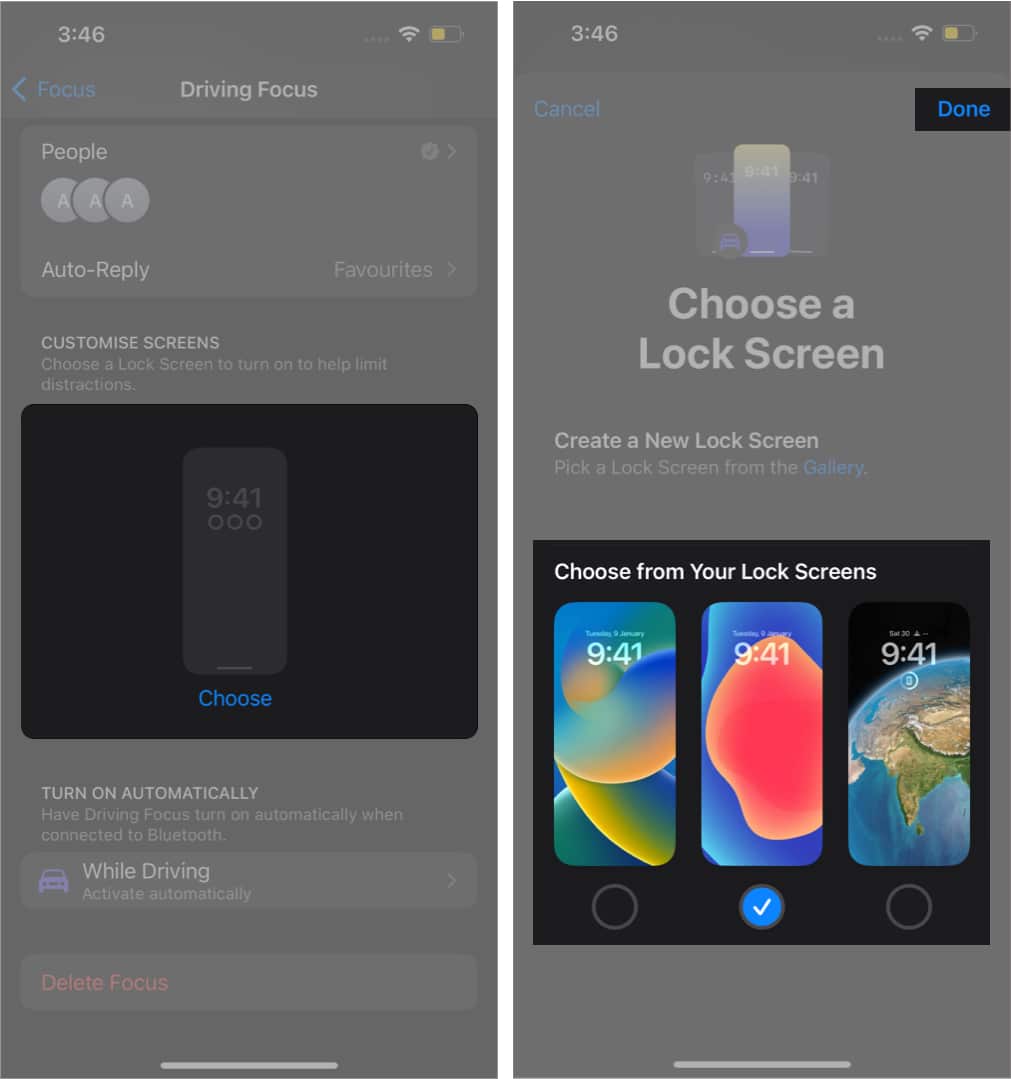 Sesuaikan Skrin Kunci anda dalam iOS 16 pada iPhone