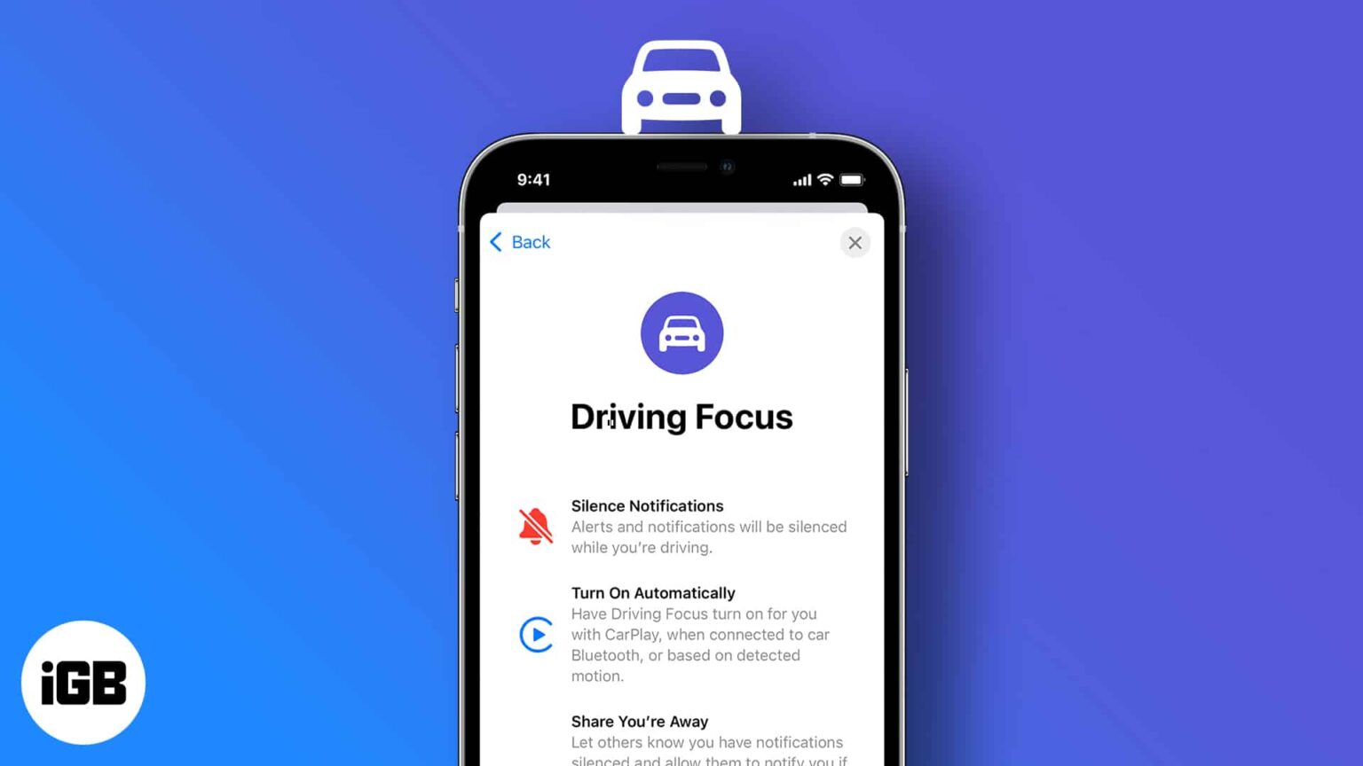 How to use the Driving Focus on iPhone A complete guide iGeeksBlog