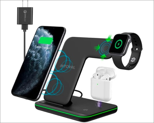 Intoval 3-in-1 Charger docking station for iPhone