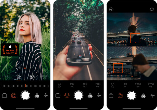 Pro Camera app for customization on iPhone