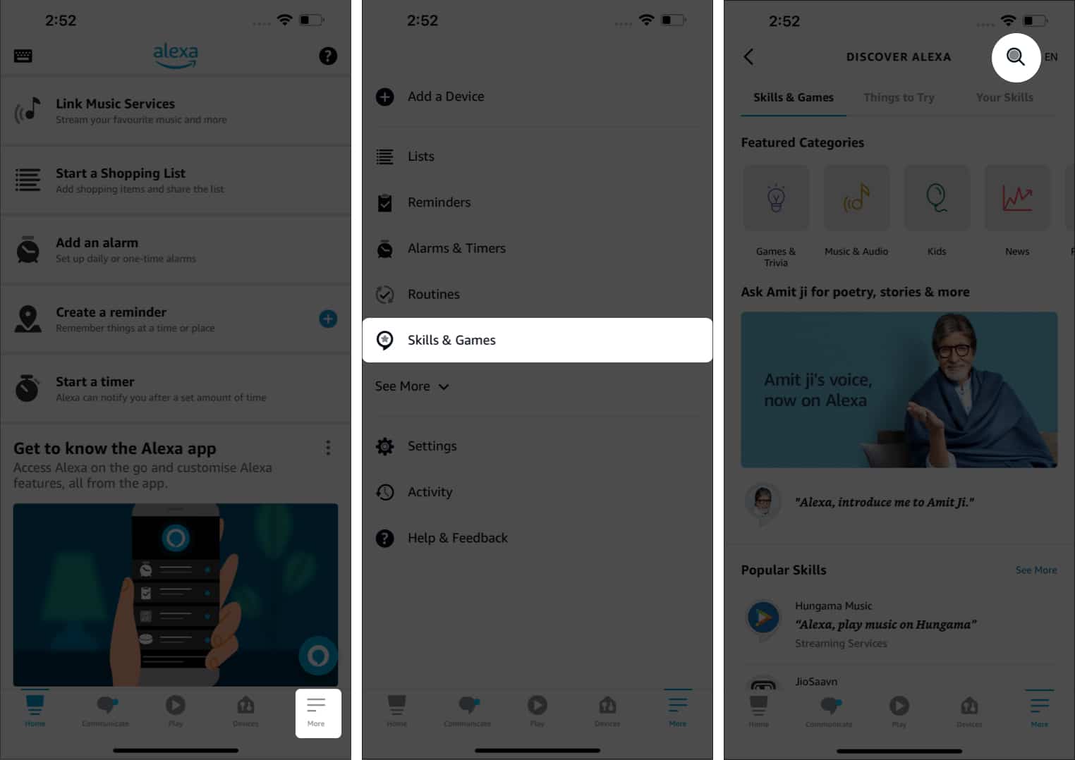 Cari Apple Music dalam pembesar suara Alexa