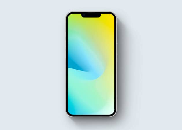Teal Motion Gradient wallpaper for iPhone