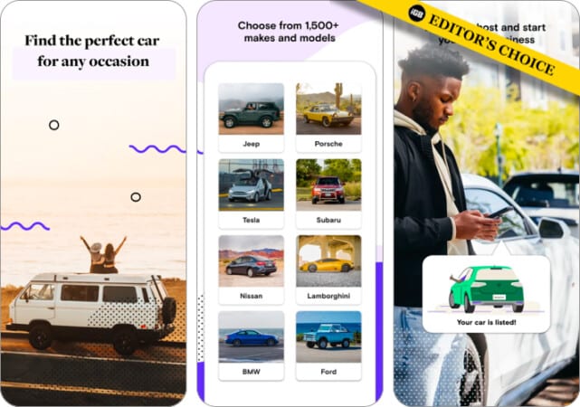 Turo car rental apps for iOS