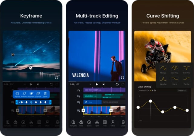 VN Video Editor video editing app for iPhone and iPad