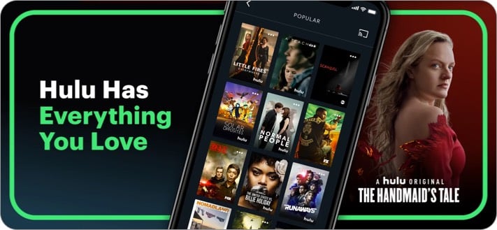 hulu anime streaming app screenshot