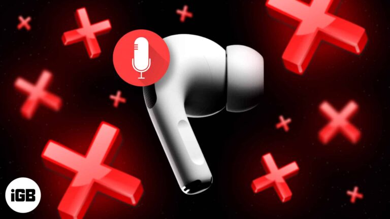 Airpods microphone not working
