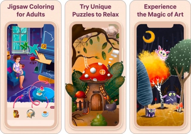 Art Puzzle Jigsaw coloring game iOS