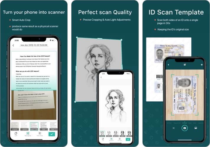 CamScanner Document Scanning iPhone App Screenshot