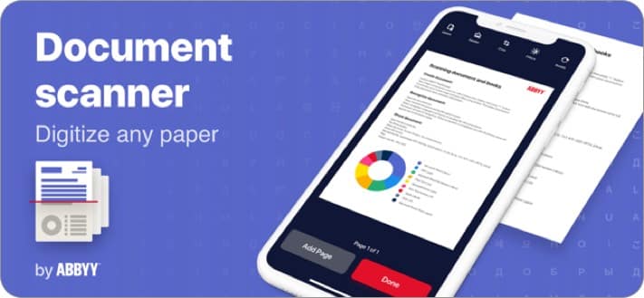 FineScanner Document Scanning iPhone and iPad App Screenshot