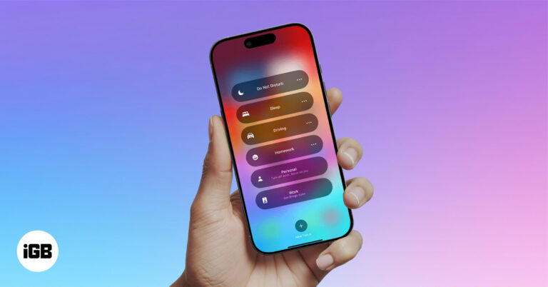 Focus mode on iphone