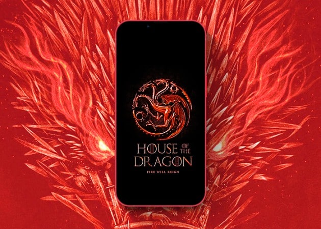 House of the Dragon HD logo wallpaper for iPhone