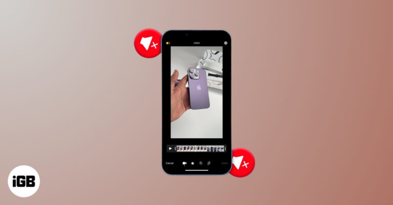 How to remove audio from video on iphone