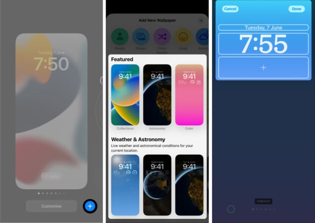 How to customize lock screen on iPhone