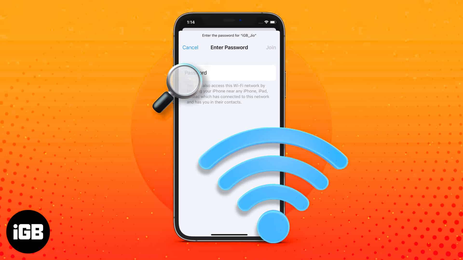 How to find your wi fi password on iphone