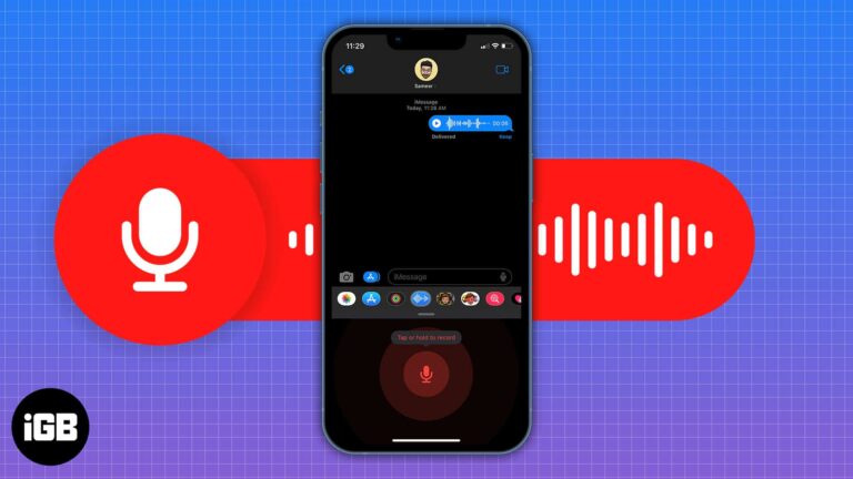 How to send voice messages on iPhone