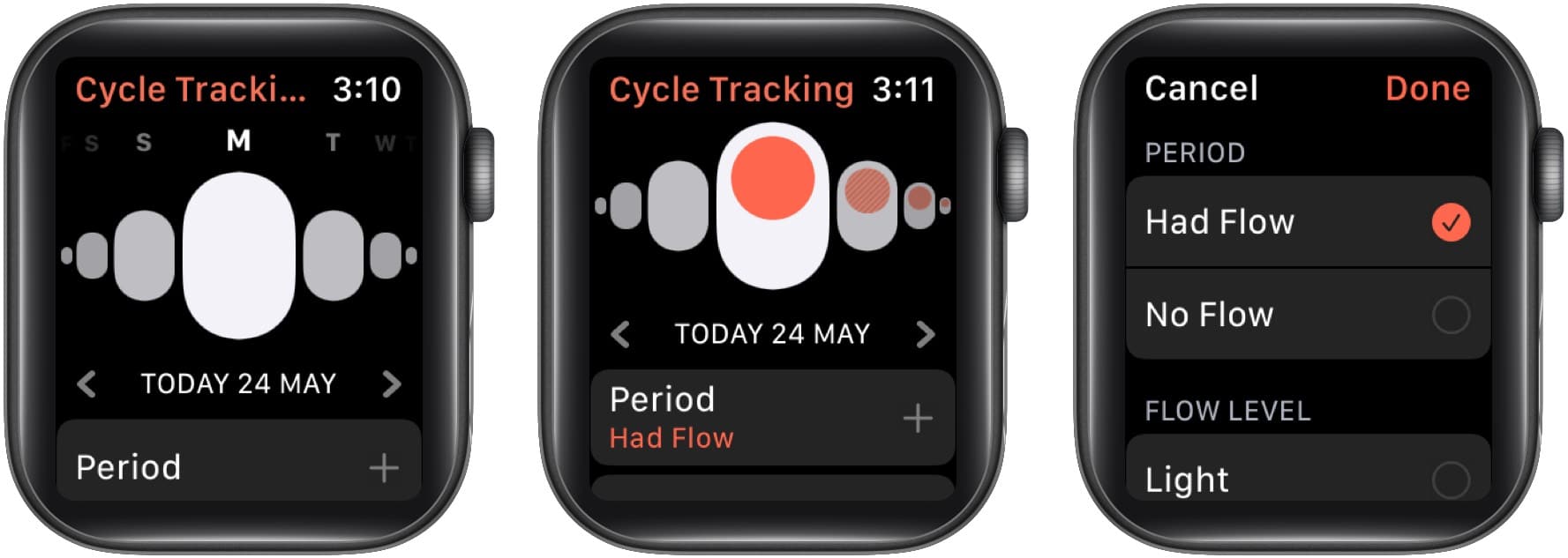 How to track your period with Cycle Tracker on Apple Watch