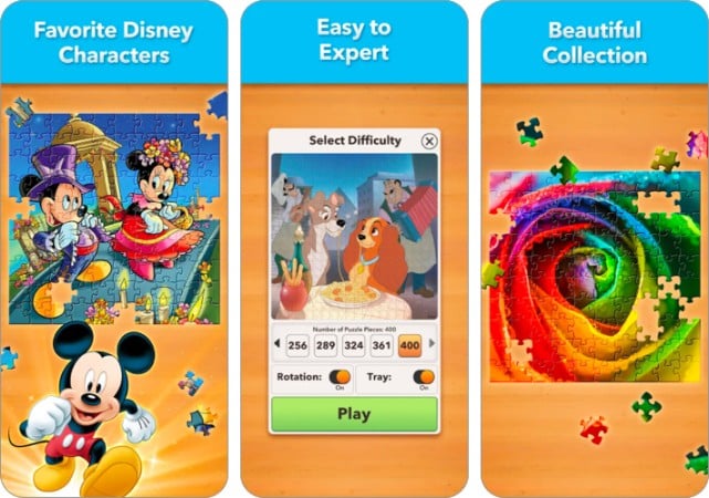 Jigsaw Puzzle Disney game for iPhone