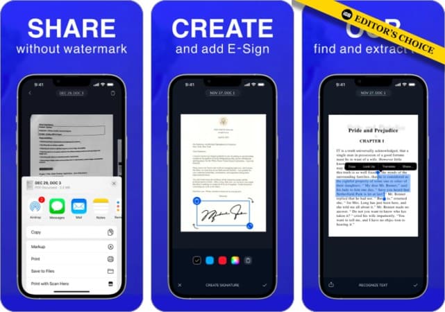 Scanner App PDF Editor for iPhone
