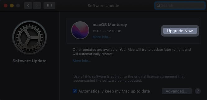 Upgrade your Mac to latest software
