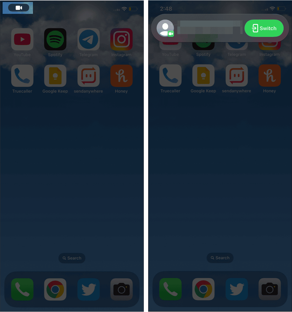 Use FaceTime Handoff between iPhone and iPad