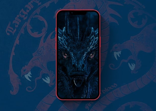 iPhone Dark Dragon wallpaper