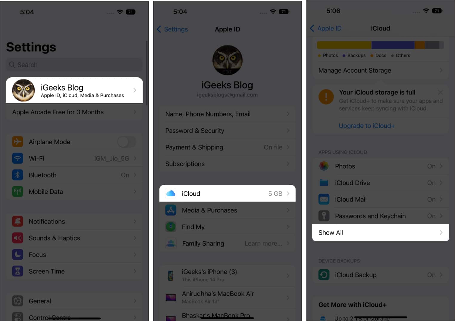 Back up Shazam data via iCloud on iPhone
