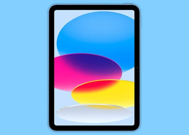 Blue iPad 10 wallpaper