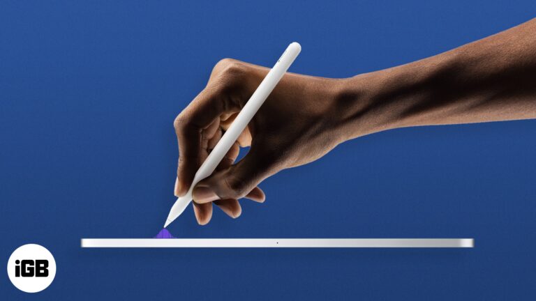 How does hover feature for apple pencil work