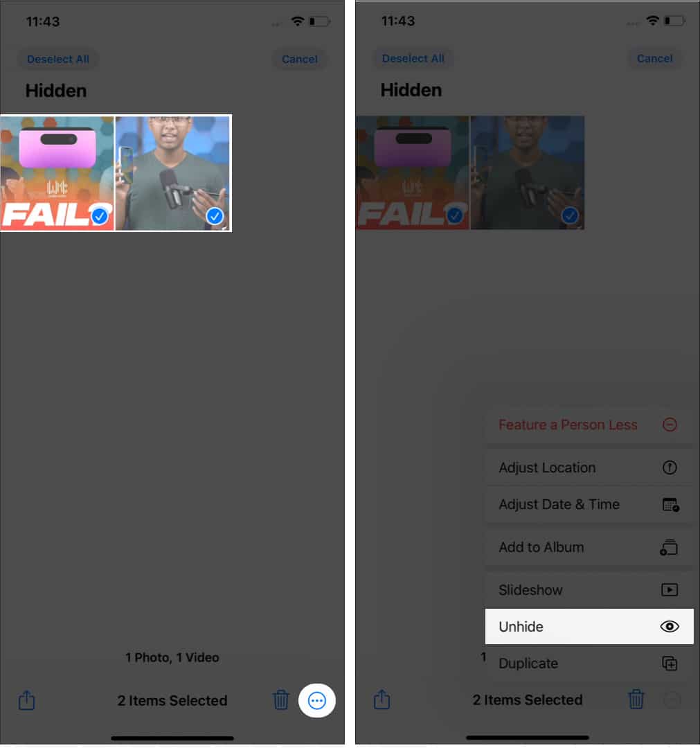 How to hide photos or videos on iPhone and iPad  - 92