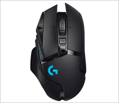 Logitech G502 Lightspeed premium gaming mouse for Mac