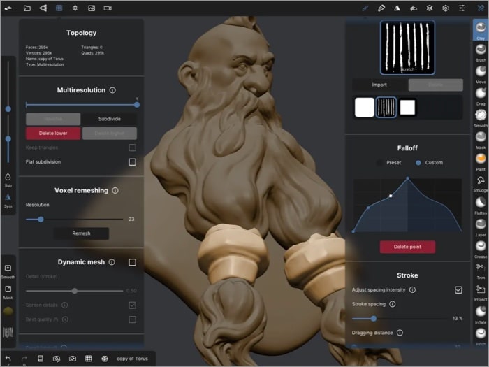 Sculpt on your iPad