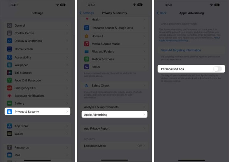 How to turn off personalized ads on iPhone or iPad iGeeksBlog