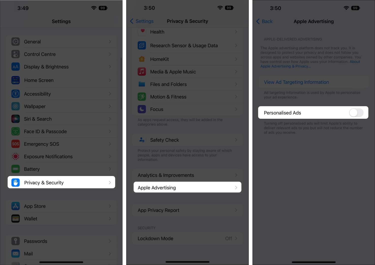 How to turn off personalized ads on iPhone or iPad - 13