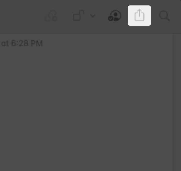 Share notes on mac